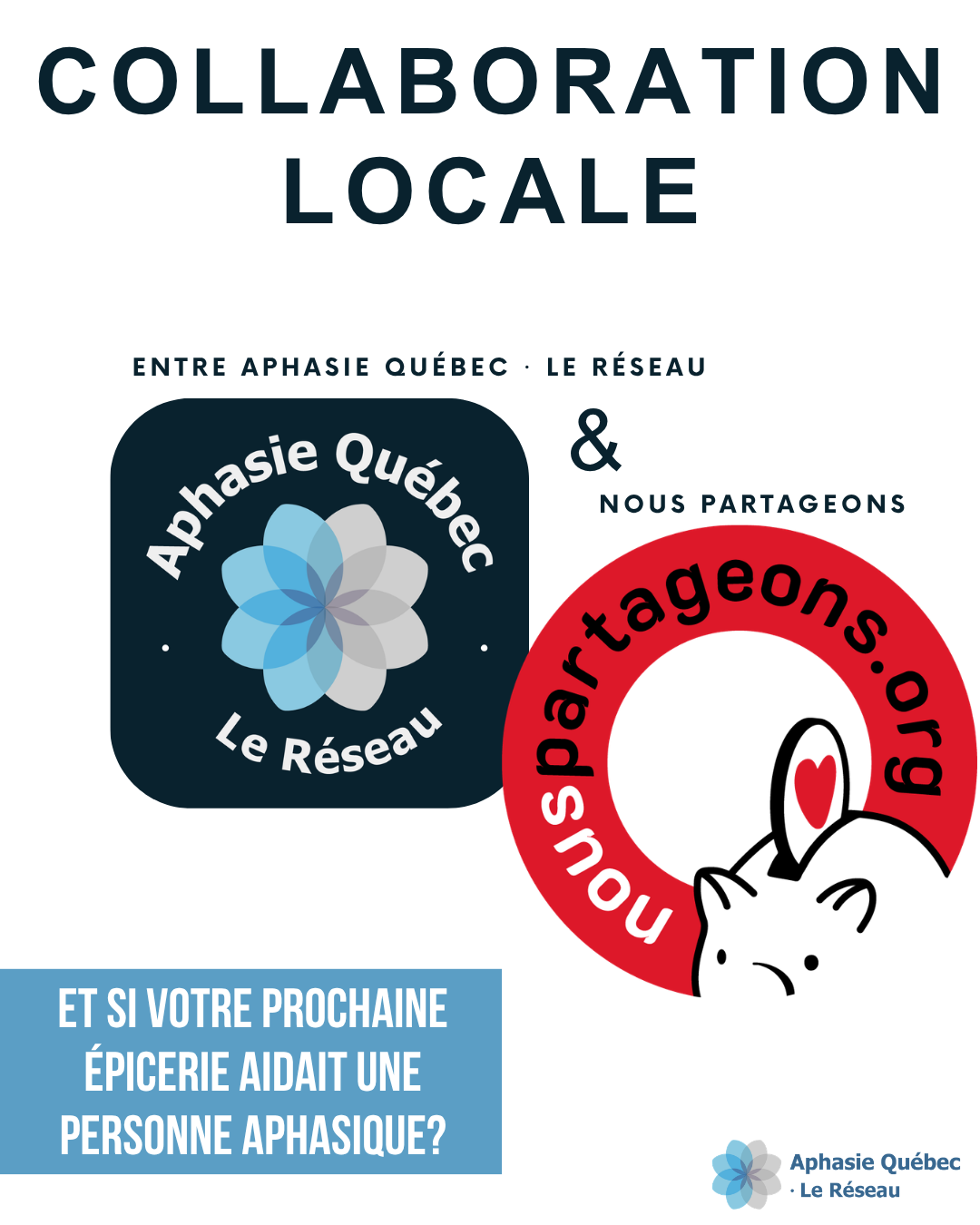Et si votre épicerie soutenait la cause de l’aphasie ?