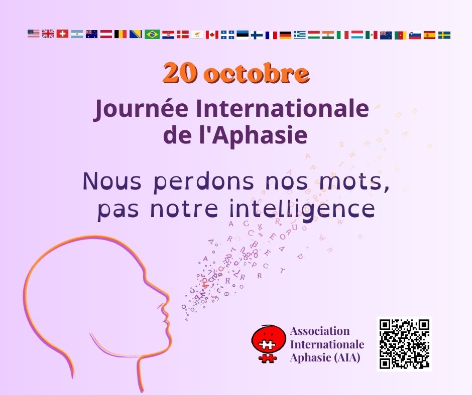 20 octobre, Journée internationale de l&rsquo;aphasie !